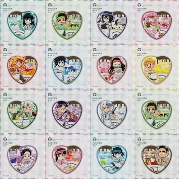 🌞包包優選寶藏品🌟🌟小紅書同款黑巧情書吧唧富岡義勇時透無一郎蜜璃動漫周邊徽章收藏🌞