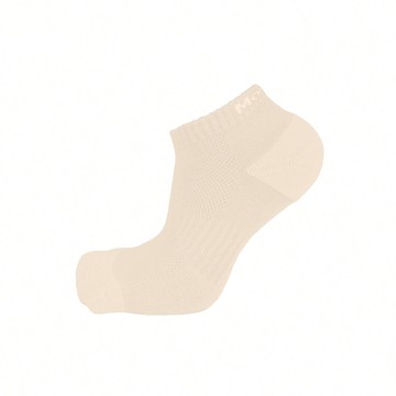 休閒無縫氣墊船襪 - M卡其