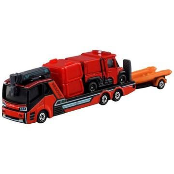 【震撼精品百貨】 TOMICA多美~TOMICA 超長型小汽車 NO.132Morita 小型越野消防車&搬送車*95050