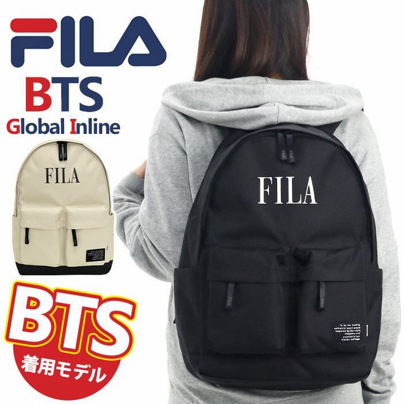 レディース リュック FILA フィラ BTS ノベルティ付き 防弾少年団 バンタン リュックサック バックパック デイパック バッグ |  LINEブランドカタログ