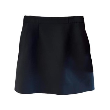 2025夏裝新款純色高腰顯瘦包臀顯腿長氣質短裙百搭A字裙女半身裙.