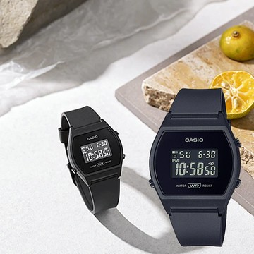 CASIO 卡西歐 運動休閒風復古電子錶 LW-204-1B