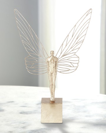 Winged Man Sculpture