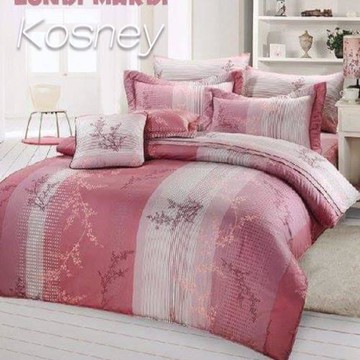 KOSNEY   浪漫天香  頂級雙人活性精梳棉六件式床罩組台灣製多色任選