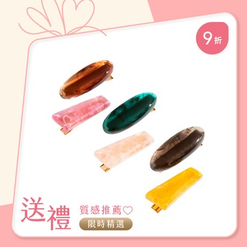 L. ERICKSON 多彩綜合髮夾組-6入1組