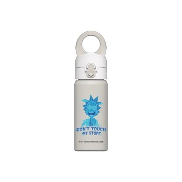 磁吸水壺 AquaStand 不鏽鋼 480cc - 無吸管 貝殼灰 - 瑞克和莫蒂 Rick and Morty - 別碰瑞克的東西