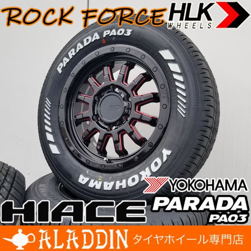 取り付け等は行っておりませんヨコハマ PARADA PA03 215/65R16 4本セット☆ホワイトレター