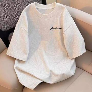 【董小姐】100%純棉 女生衣服 短袖上衣 韓版上衣 夏天衣服 潮牌 t恤 藏肉上衣 設計感上衣 國中生衣服 寬鬆上衣女