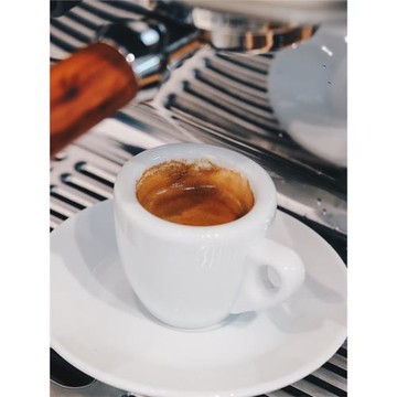 白色espresso意式咖啡濃縮杯60ml9毫米厚杯子 加厚杯碟陶瓷咖啡杯