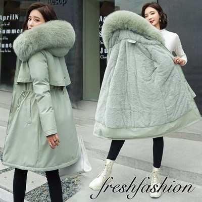 モッズコート レディース もこもこ ファーコート フード付き 防寒 アウター ゆったり ロングコート カジュアル 秋 冬 暖かい 通販 Lineポイント最大get Lineショッピング