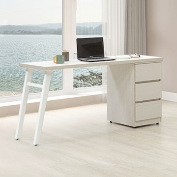 Homelike 喜家居120cm三抽造型書桌(2503)-120x56x79公分