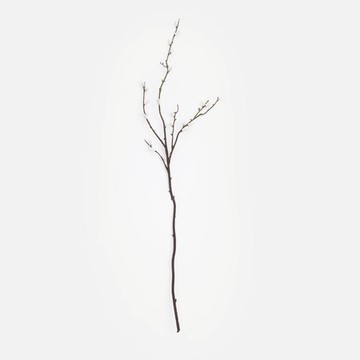 查莉擬真花插銀柳果93cm 白