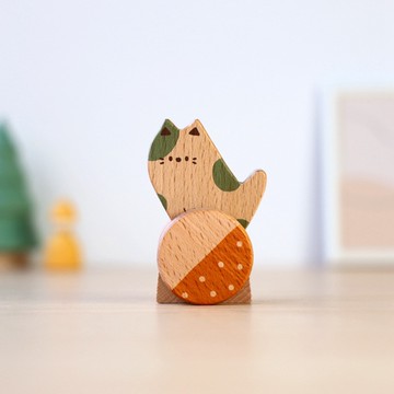 【遊木時光】推哪!按摩小物｜滾輪-貓咪