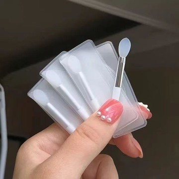 🚚免運🚚臺灣出貨🚀硅膠脣膜刷學生專用保溼脣刷盒裝易攜帶凡士林塗抹棒脣刷迷你特小