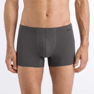 【HANRO】Cotton Essentials貼身四角男內褲(石灰)