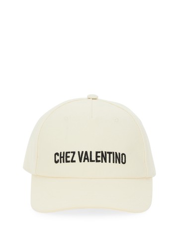 valentino garavani baseball cap with embroidery