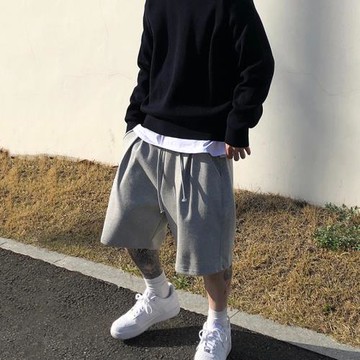 美式健身運動短褲男夏季五分直筒褲深蹲大碼寬松籃球跑步訓練短褲