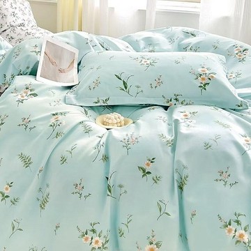 J-bedtime 床寢時光 100%純棉被套  單人  花藝坊