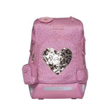 【2024新登場】Beckmann AIR FLX擴充護脊書包 (20~25L) -閃亮豹紋3.0