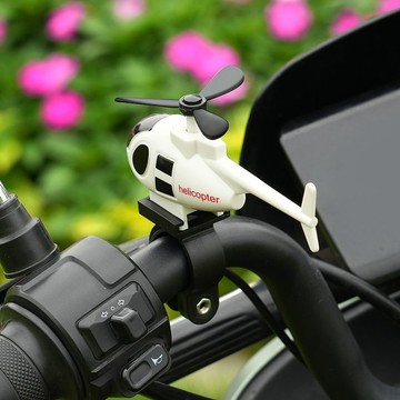 💖機車裝飾💖電瓶車摩托車九號車把竹蜻蜓旋轉風能小飛機擺件自行車旋轉小風車機車 機車裝飾 機車裝飾品 機車飾品 機車擺