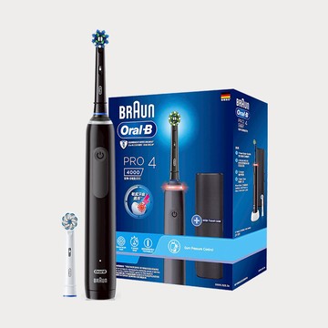 Oral-B PRO4 3D電動牙刷-曜石黑