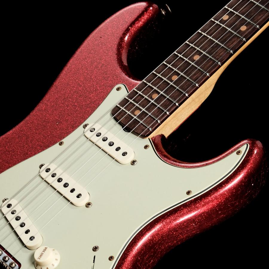 Fender Custom Shop   Custom Built 1962 Stratocaster Journeyman Relic Aged Red Sparkle(SN CZ547721 )(渋谷店)