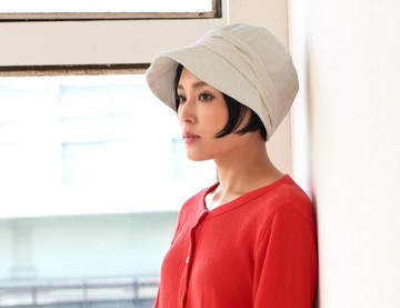 抗菌防臭極簡抗UV透氣網眼報童帽