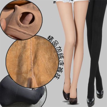 女春秋冬款加絨膚色連褲襪加厚連腳肉色踩腳錦綸中厚薄絨打底褲襪