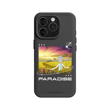 iPhone 16 Pro SolidX 黑 - 瑞克和莫蒂 Rick and Morty - 天堂裡的瑞克