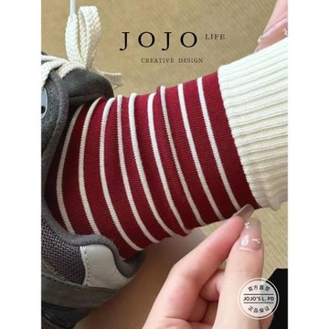 JOJO'S L. PD.matter.襪子女堆堆襪秋冬季ins潮長襪復古襪 | 吉物