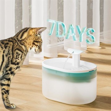 膠囊透明自動循環貓咪寵物飲水機智能跨境專供全自動自動活水流動