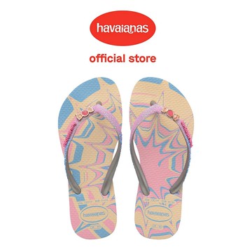Havaianas哈瓦仕 拖鞋 童鞋 閃亮繽紛 粉藍 Kids Minecraft 4146976-9321K