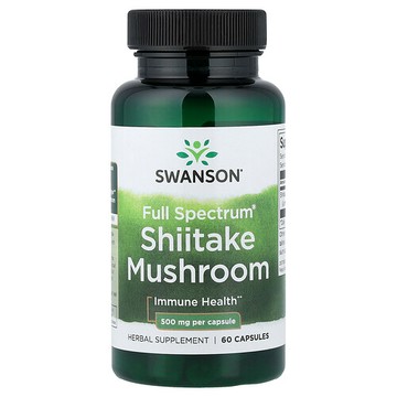 Swanson Vitamins, 多面香菇，500 毫克，60 粒膠囊