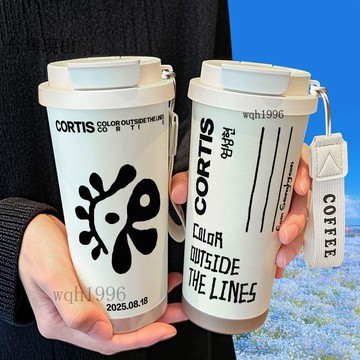 CORTIS周邊商品✨男團cortis屬性應援保溫杯大容量316不鏽鋼便攜車載咖啡杯雙飲✨31