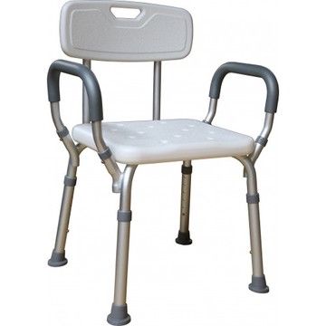 【醫博士專營店】杏華 9026 鋁製有扶手有背洗澡椅