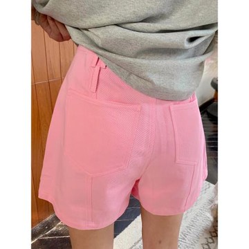 漫日微光 粉色牛仔半身裙短裙女2025新款夏季a字裙子高腰顯瘦裙褲