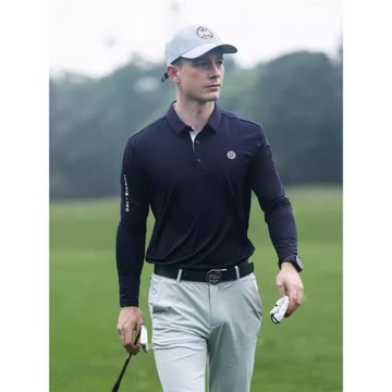 美國PGA 高爾夫服裝男士長袖t恤春夏運動男裝衣服冰絲防曬衣袖