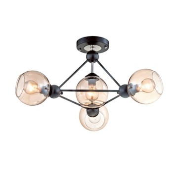 E27 工業風半吸頂四燈 B188-53-12-0614