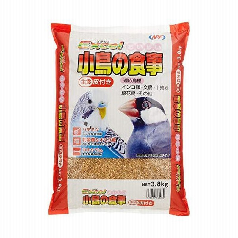 NPF ナチュラルペットフーズ エクセルおいしい小鳥の食事 皮付き 鳥類 3.8キログラム (x 1) 通販 LINEポイント最大GET | LINEショッピング NPF ナチュラルペットフーズ エクセルおいしい小鳥の食事 皮付き 鳥類 3.8キログラム (x 1) 通販 LINEポイント最大GET | LINEショッピング