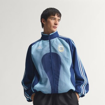 adidas Adidas 愛迪達 Afa A Tt 06 JZ2214 男 阿根廷 客場 復刻 運動外套 休閒穿搭 深藍