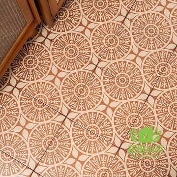 免運 公司貨 地面磚 法式復古小花磚 民宿咖啡店商鋪廚房陽臺入戶衛生間藝術防滑瓷磚 可開發票 全館八折 工廠現貨直銷 新品特價 HTXW12232