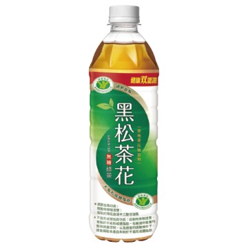 [家速配]黑松茶花綠茶-無糖Pet-580ml