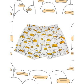 阿羅褲男生內褲純棉居家短睡褲大褲衩女生卡通寬松大碼平四角夏季