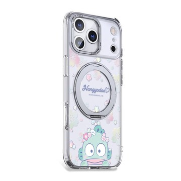 三麗鷗iPhone 17/16/15/14/13/12 360旋轉磁吸立架殼-櫻花漢頓