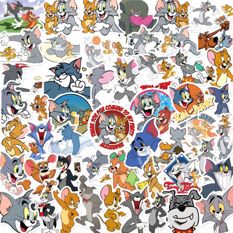 トムとジェリー ステッカー 50枚セット Pvc 防水 シール トムアンドジェリー 通販 Lineポイント最大0 5 Get Lineショッピング