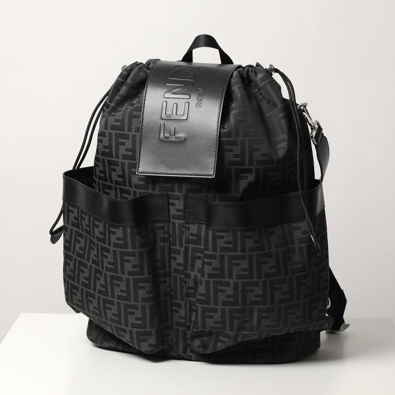 FENDI フェンディ バックパック 7VZ056 AG0M メンズ ドローストリング 