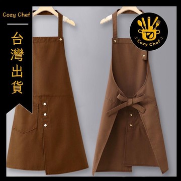 ✨️臺灣出貨✨️暖廚小築✅可開發票純棉圍裙廚房家用做飯2026新款餐飲專用網紅工作服女