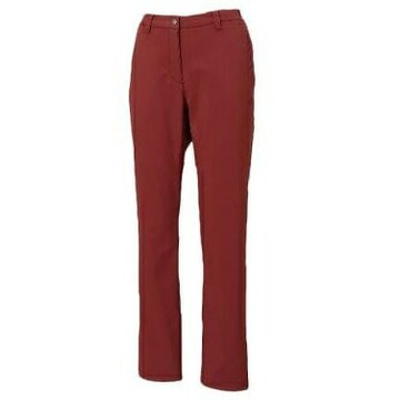 [ FIT 維特 ] 女 輕Softshell防潑抗風保暖褲 紅 / GW2804-19