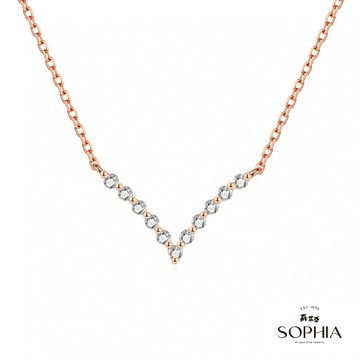 SOPHIA 蘇菲亞珠寶 -貝拉 14RK 鑽石套鍊