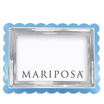 Mariposa Acrylic Scallop Picture Frame, 4 x 6